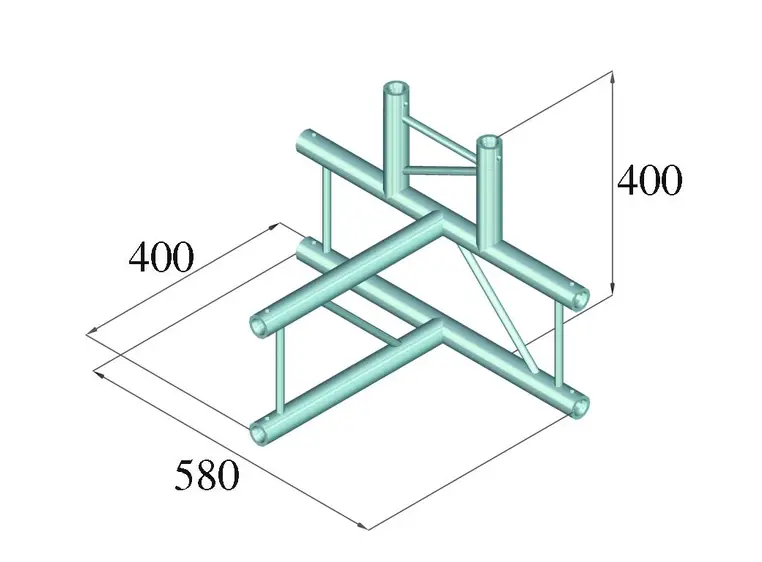 ALUTRUSS DECOLOCK DQ2-PAT42V 4-way T-piece 